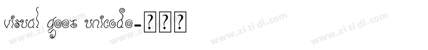 Visual Geez Unicode字体转换